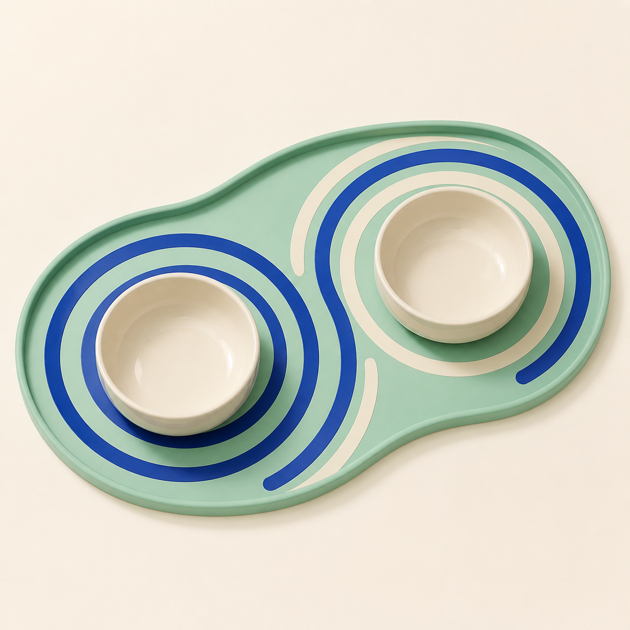 Ripple Arc Feeding Mat